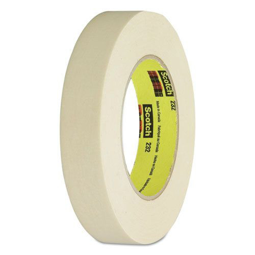 Labels | Scotch 232 24 mm x 55 m 3 in. Core High-Performance Masking Tape - Tan (1-Roll) image number 0