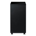 Office Carts & Stands | Alera ALEPBFFBL 2 Legal/Letter Size Left or Right 14.96 in. x 19.29 in. x 27.75 in. Pedestal File Drawer with Full-Length Pull - Black image number 2