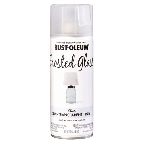 Painting | Rust-Oleum 342600 Specialty Frosted Glass Spray Paint, Matte Clear, 11 oz Aerosol Can, 6/Carton image number 0