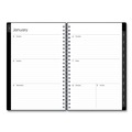 Notebooks & Pads | Blue Sky 111291 8 in. x 5 in. 12-Month (Jan-Dec 2026) Enterprise Weekly/Monthly Planner - Black Cover image number 1