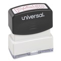 Stamps & Stamp Supplies | Universal UNV10062 Pre-Inked One-Color PAID Message Stamp - Red image number 0