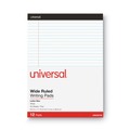 Notebooks & Pads | Universal UNV30730 8.5 in. x 11 in. Premium Wide/Legal Ruled Writing Pads with Heavy-Duty Back - Black Headband (12/Pack) image number 0