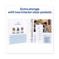 Clearance Center | Avery 79767 3 One Touch Slant Rings 0.5 in. Capacity 11 in. x 8.5 in. Heavy-Duty View Binder with DuraHinge - White image number 5