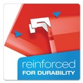Just Launched | Pendaflex 04153X2 RED 2 in. Extra Capacity 1/5-Cut Tabs Reinforced Hanging Legal File Folders with Box Bottom - Red (25/Box) image number 2