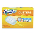  | Swiffer 11804 Dusters Starter Kit with Dust Lock Fiber and 6 in. Handle - Blue/Yellow (6/Carton) image number 1