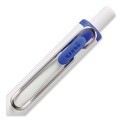 Pens | uni-ball 70363 uniONE 0.7 mm Retractable Gel Pen - Blue Ink/White/Blue Barrel/Medium (1-Dozen) image number 5