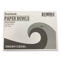 Bowls and Plates | Boardwalk CB12B1008125A 12 oz Paper Dinnerware Bowl - White (1000/Carton) image number 0