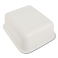 Cleaning & Janitorial Supplies | Rubbermaid 2951ARWHTCT Microban 14.5 in. x 12.5 in. x 5.7 in. 4.5 Gallon Dishpan - White (6/Carton) image number 5