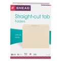 File Folders | Smead 10300 Straight Tabs Letter Size 0.75 in. Expansion File Folders - Manila (100/Box) image number 0
