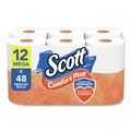 Toilet Paper | Scott 54245 ComfortPlus 1-Ply Septic Safe Mega Roll Toilet Paper - White (24/Carton) image number 0