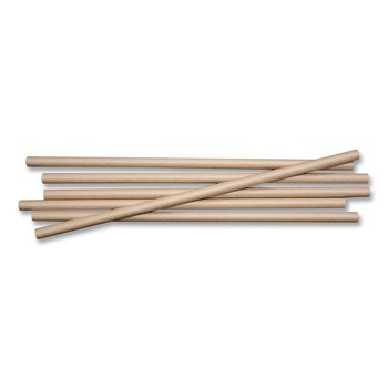 World Centric ST-PA-8-K 8 in. Sustainable Paper Straws - Kraft (6000/Carton)