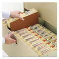 File Folders | Smead 74390 5.25 in. Expansion Legal Size TUFF Pocket Drop-Front File Pockets with Fully Lined Gussets - Redrope (10/Box) image number 4