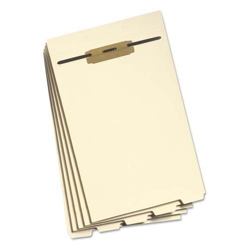 File Folders | Smead 35650 Stackable 1/5-Cut Bottom Tab Folder Dividers with 1 Fastener - Legal Size/Manila (50/Pack) image number 0