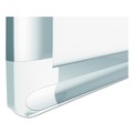 Office & Office Supplies | MasterVision CR1230830 72 in. x 48 in. Board 1 x 2 Grid Magnetic Dry Erase Planning Board - White Porcelain Steel Surface, Silver Aluminum Frame image number 2