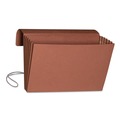 File Folders | Smead 71111 5.25 in. Expansion 1 Section Expanding Wallet With Elastic Cord - Redrope/Legal Size (10/Box) image number 0