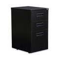 Just Launched | Alera ALEPABBFBL 14.96 in. x 19.29 in. x 27.75 in. 3-Drawers: Box/Box/File Legal/Letter Left or Right File Pedestal - Black image number 0