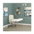 Office Desks & Workstations | Alera ALEWSS4824WB 47.24 in. x 23.62 in. x 29.53 in. Scandinavian Writing Desk - White/Beigewood image number 7