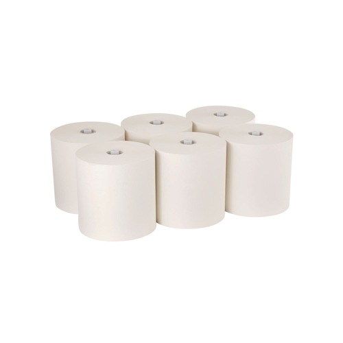 Paper Towels and Napkins | Georgia Pacific Professional 26490 7.87 in. x 1150 ft. 1-Ply Pacific Blue Ultra Paper Towels - White (6 Rolls/Carton) image number 0