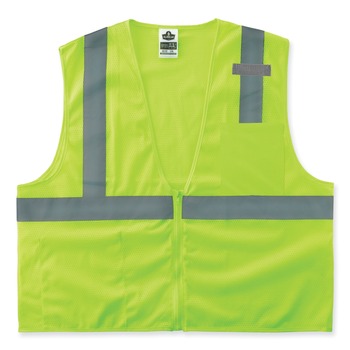 PRODUCTS | Ergodyne 21059 GloWear 8210Z Class 2 Economy Mesh Vest Polyester Lime 4X-Large/5X-Large