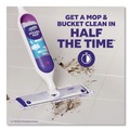 Office & Office Supplies | Swiffer 80714901 15.4 in. x 5.3 in. White/Purple Cloth Head PowerMop Starter Kit and 26 in. Silver Aluminum Handle image number 5