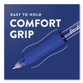 Pens | Paper Mate 2102161 1 mm Bold Profile Retractable Gel Pen - Blue Ink, Translucent Blue Barrel (1-Dozen) image number 6