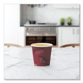 Cups and Lids | SOLO 374SI-0041 4 oz. Bistro Design Single-Sided Poly Paper Hot Cups (50/Pack, 20 Pack/Carton) image number 5