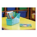 Boxes & Bins | Storex 70109E06C Large Book Bin,  2 gal, 5.3-in x 14.3-in x 7-in, Black, 6/Pack image number 7