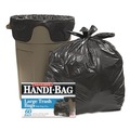 Just Launched | Handi-Bag 1516910 30 in. x 33 in. .65 mil 30 Gallon Super Value Pack Trash Bags - Black (60/Box) image number 0