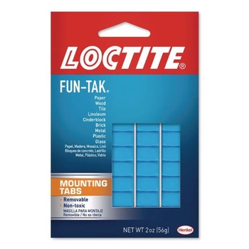 STORAGE AND ORGANIZATION | Loctite 1270884 Fun-Tak 2 oz. 6 Strips Repositionable and Reusable Mounting Putty