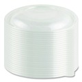 Food Trays, Containers, and Lids | Anchor 4400207 7 in. x 0.75 in. Crystal Classics Plastic Lid - Clear (150/Carton) image number 0