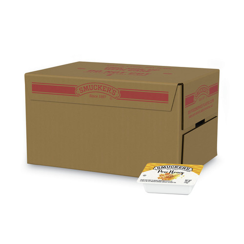 Snacks | Smucker's 5150000763 0.5 oz Smucker's Honey Single Serving Packs (200/Carton) image number 0