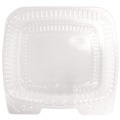 Food Trays, Containers, and Lids | Handi-Foil 6010S-200 8.63 in. x 3 in. x 9 in. 60 oz. Handi-Lock Plastic Food Container - Clear (200/Carton) image number 2