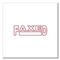 Just Launched | Universal UNV10054 Pre-Inked Faxed Message Stamp - Red Ink image number 4