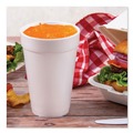 Just Launched | Dart 16J16 16 oz. Foam Drink Cups - White (1000/Carton) image number 2