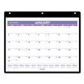 Bulletin Boards | AT-A-GLANCE SK8-00 12-Month (Jan-Dec): 2026 11 in. x 8 in. Monthly Desk/Wall Calendar with Plastic Backboard and Bonus Pages - White/Violet/Red Sheets image number 0