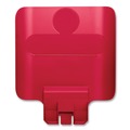 Trash & Waste Bins | Rubbermaid Commercial 2007905 Slim Jim Recycling Station Billboard  Plastic Red image number 0