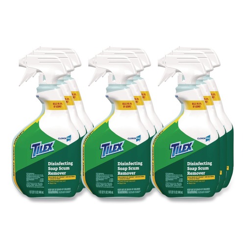 Cleaners & Chemicals | Tilex 35604 32 oz. Smart Tube Spray Soap Scum Remover And Disinfectant (9/Carton) image number 0