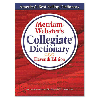 OFFICE AND OFFICE SUPPLIES | Merriam Webster MER809-5 11th Edition Merriam-Webster's Hardcover Collegiate Dictionary, 1,664 Pages