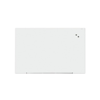 OFFICE PRESENTATION SUPPLIES | Universal UNV43204 Frameless 72 in. x 48 in. Magnetic Glass Marker Board - White