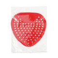 Odor Control | Boardwalk DSP012I072M202143000 Cherry Fragrance Urinal Screen - Red (1 Dozen) image number 2