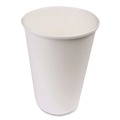Just Launched | SOLO 316W-2050 16 oz. Single-Sided Poly Paper Hot Cups - White (50 Sleeve, 20 Sleeves/Carton) image number 3
