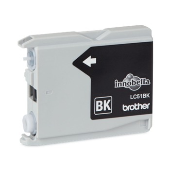 Brother LC51BK LC51BK Innobella 500 Page-Yield Ink - Black