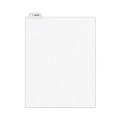 Dividers & Tabs | Avery 11949 11 in. x 8.5 in. 26-Tab Exhibit J Avery-Style Preprinted Legal Bottom Tab Divider - White (25/Pack) image number 0