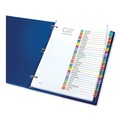 Back to School Sale | Avery 11846 Ready Index 11 in. x 8.5 in. 1-Tab 1 to 31 Customizable TOC Dividers - White/Multicolor Tabs (1-Set) image number 2