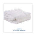 | Boardwalk BWK2016R #16 Cut-End Rayon Fiber Value Standard Mop Head - White (12/Carton) image number 7