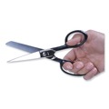 Back to School Sale | ACME 10259 7 in. Long 3.13 in. Cut Length Hot Forged Carbon Steel Shears - Straight Black Handle image number 2