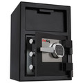Office & Office Supplies | FireKing SB2414-BLELMS 24w x 13.4d x 10.83h 2.72 cu ft Depository Security Safe - Black image number 0