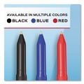 Pens | Paper Mate 2140570 Write Bros. Medium 1 mm Ballpoint Pen - Black Ink/Black Barrel (8/Pack) image number 3