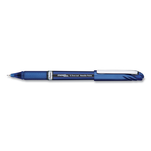 Pens | Pentel BLN25-C EnerGel NV Fine 0.5 millimeter Stick Gel Pen - Blue Ink/Barrel (1-Dozen) image number 0