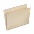 File Folders | Smead 10315 Straight Tabs Top Tab File Folders with Inside Pocket - Manila (50/Box) image number 1